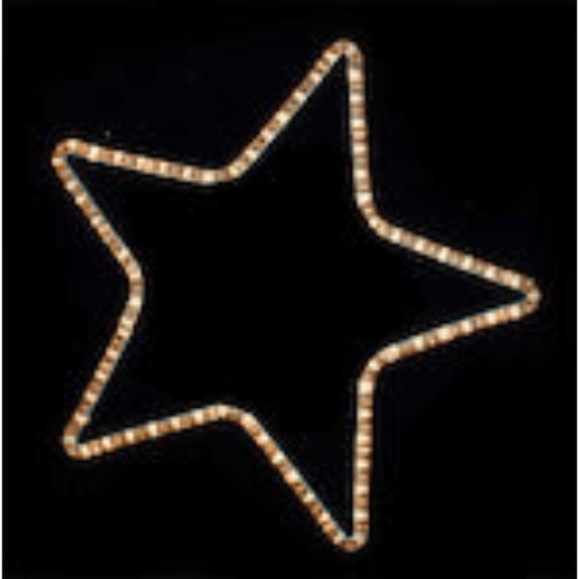 Αστέρι Μονό Φωτοσωλήνας Θερμό Φώς 28x36cm Epam