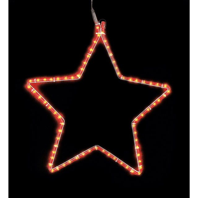 Αστέρι Μονό Φωτοσωλήνας Κόκκινο Φώς 28x36cm Epam