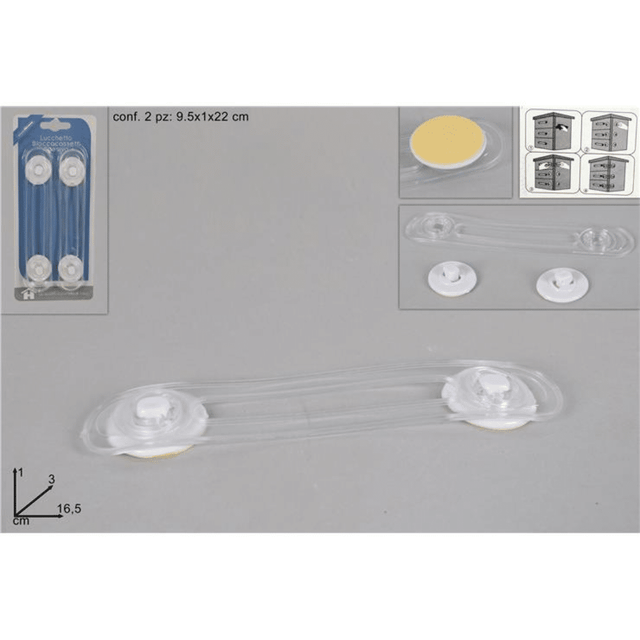 Ασφάλεια Ελαστική Πολλαπλών Χρήσεων σετ 2 τεμ. 170x30mm 22248 Welkhome