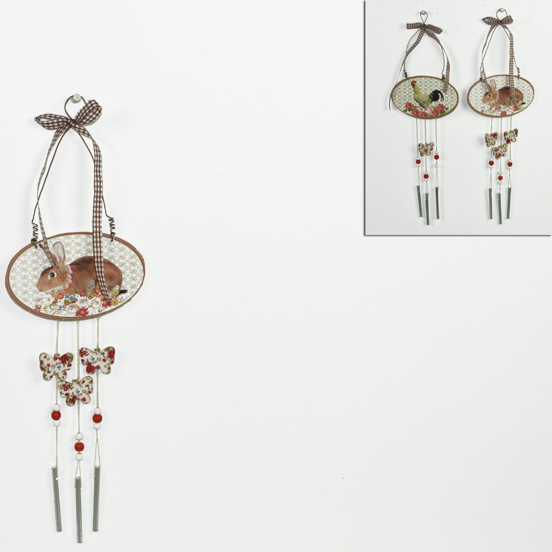 Πασχαλινό Κρεμαστό Διακοσμητικό 43x13,5cm Welkhome