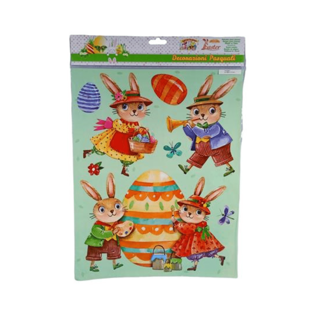 Αυτοκόλλητα Πασχαλινά Διαφορετικά Σχέδια 43x30cm XPA22000331 Welkhome