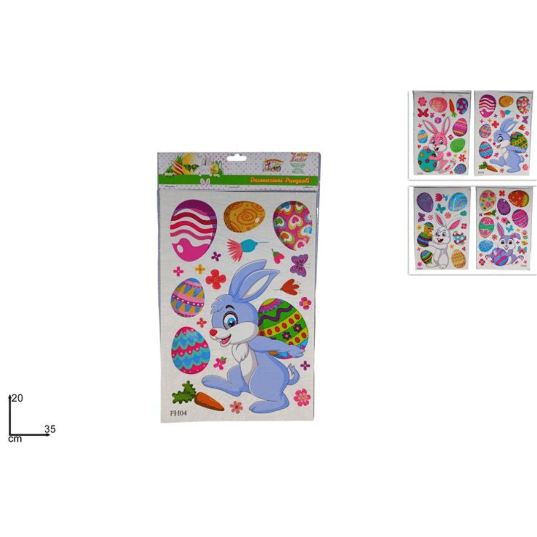 Αυτοκόλλητα Πασχαλινά Διαφορετικά Σχέδια 20x35cm XPA22000371 Welkhome