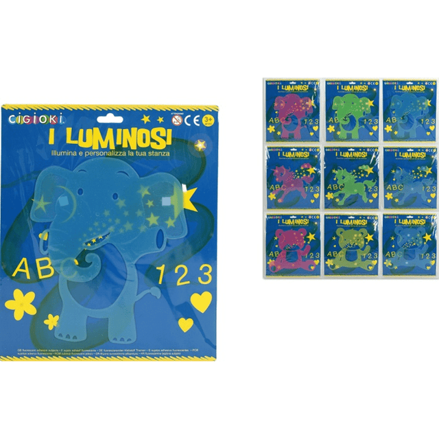 Αυτοκόλλητο Τοίχου Φωσφορούχο Παιδικά 21cm ART.2018775(Αλογάκι-Πράσινο) Welkhome