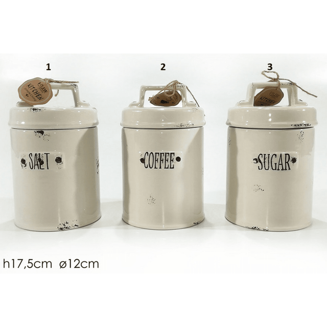 Βάζο Αποθήκευσης Κεραμικό 17,5x12cm Art.510200 General Trade