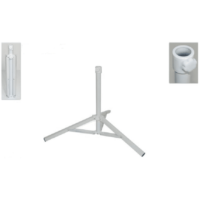 Βάση Ομπρέλας Μεταλλική Λευκή 78x67x56cm Art.CM000141 Welkhome