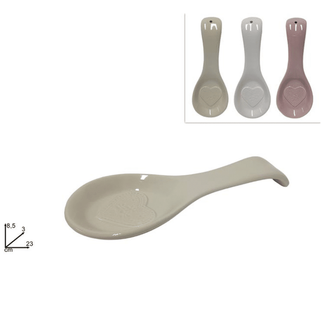 Βάση για Κουτάλα Κεραμική 23x8.5x3cm σε 3 Χρώματα Welkhome