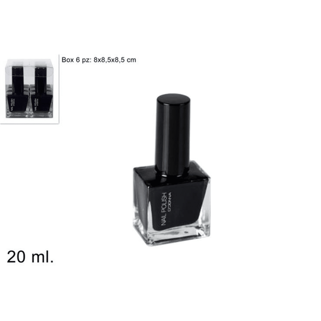 Βερνίκι Νυχιών Μακράς Διαρκείας No25 20ml Μαύρο Welkhome