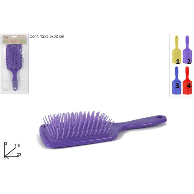 Βούρτσα Μαλλιών 7,5X3X23cm Art. 2017061 Welkhome