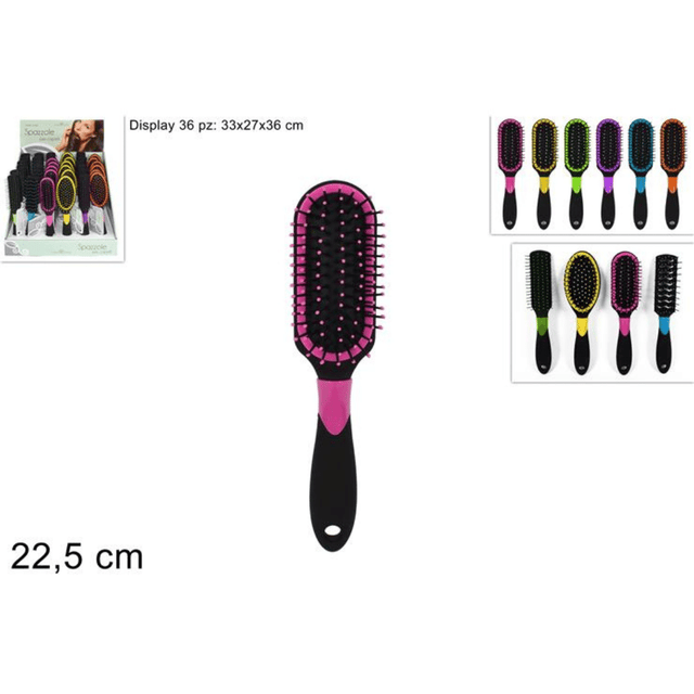 Βούρτσα Μαλλιών Σιλικόνης 22,5cm Welkhome 8034048548127