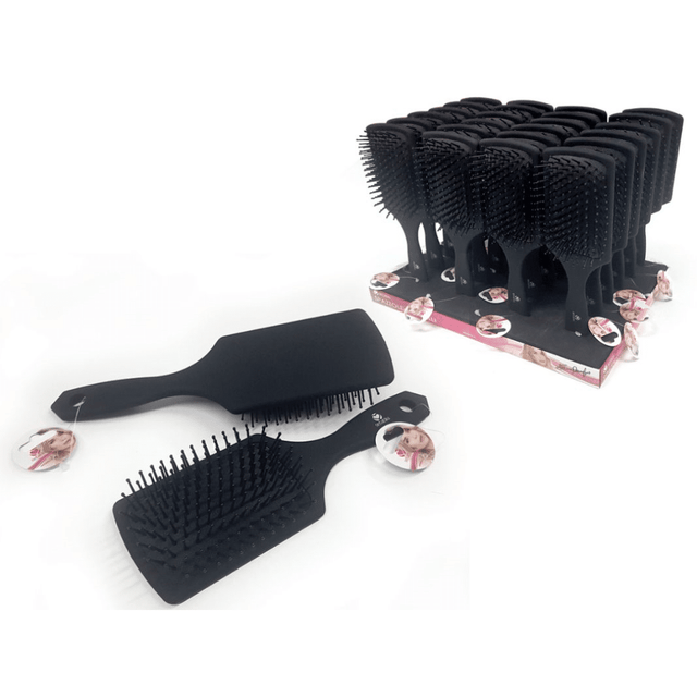 Βούρτσα Μαλλιών Ξεμπερδέματος Μαύρη Ματ Setablu