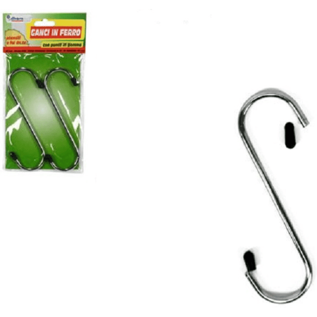 Γάντζος Μεταλλικός Σετ 2τμχ. 12,5cm ART.GI000757 Welkhome