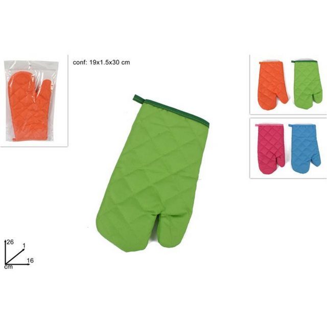 Γάντι – Πιάστρα Κουζίνας 26x16cm 4 Χρώματα Welkhome