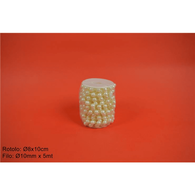 Γιρλάντα Με Πέρλες Σαμπανιζέ 10mmx10mt Welkhome