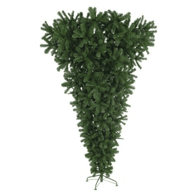 Δέντρο Χριστουγεννιάτικο Ανάποδο με Βάση Μεταλλική 180cm Πράσινο