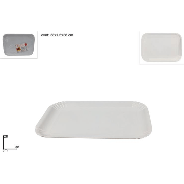 Δίσκος-Βάση για Γλυκά Χάρτινη 28x38cm Welkhome