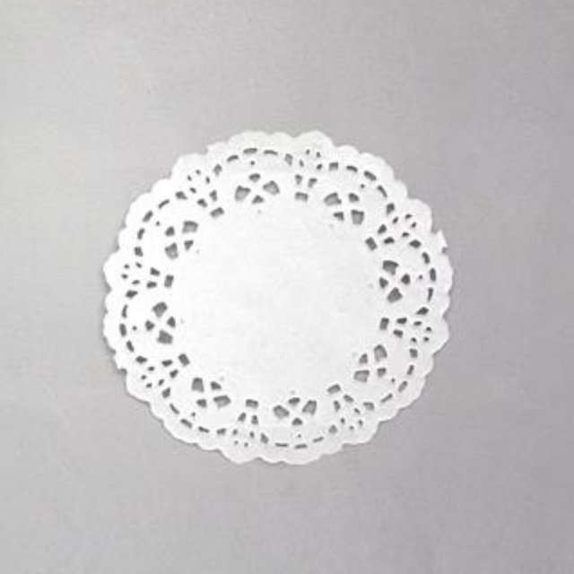 Δαντέλα Χάρτινη Στρόγγυλη 14cm - Λευκό 45Τμχ Welkhome