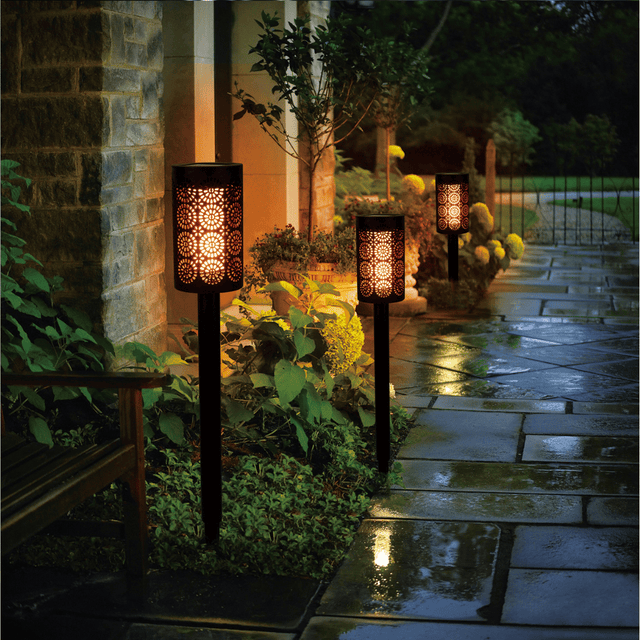 Ηλιακό φανάρι κήπου Led Φ6,5x39 εκ. TnS 35-950-0902