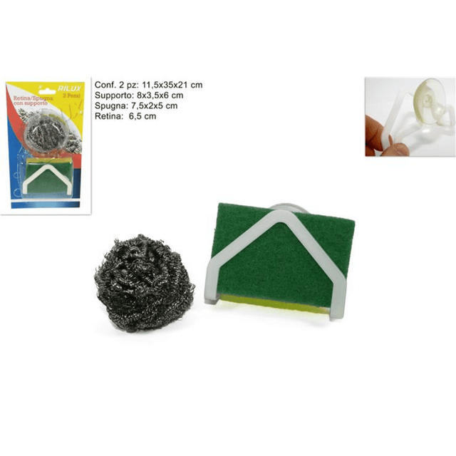 Θήκη για Σφουγγάρι Κουζίνας με Βεντούζα 8.5x7cm.