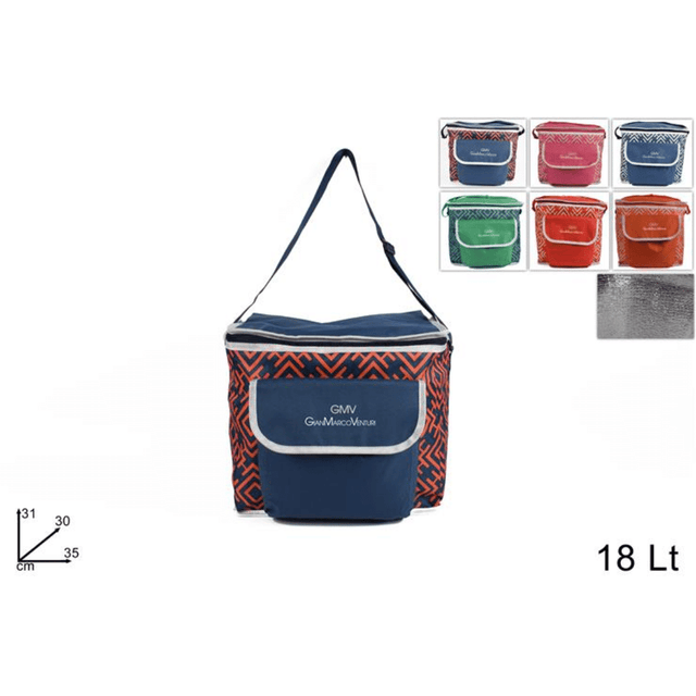 Ισοθερμικό Ψυγείο Δίχωρο 18Lt 31x30x35cm σε 6 Χρώματα Welkhome - Γαλάζιο