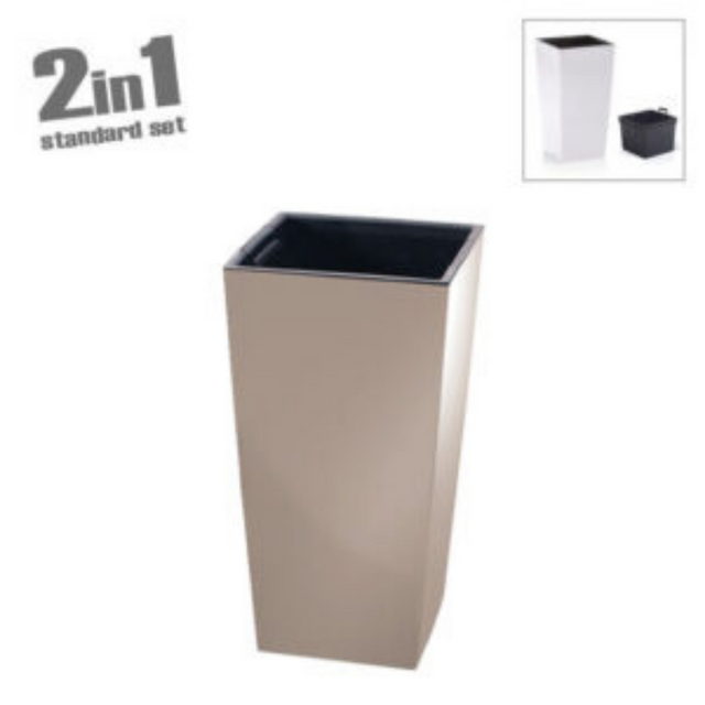 ΚΑΣΠΩ (2 ΣΕ 1) ΜΟΚΚΑ URBI SQUARE ΤΕΤΡΑΓΩΝΟ 32.5x32.5x61cm Marhome