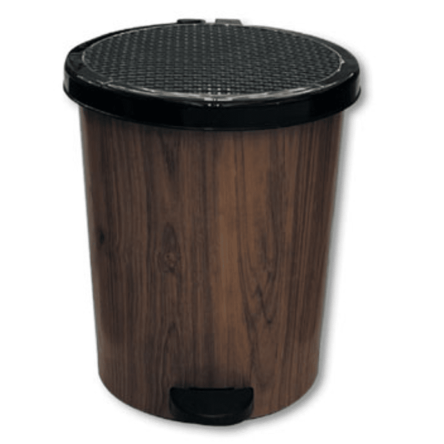 Κάδος Απορριμμάτων Πεντάλ 7Lit Πλαστικό Καφέ TnS 32-800-1647