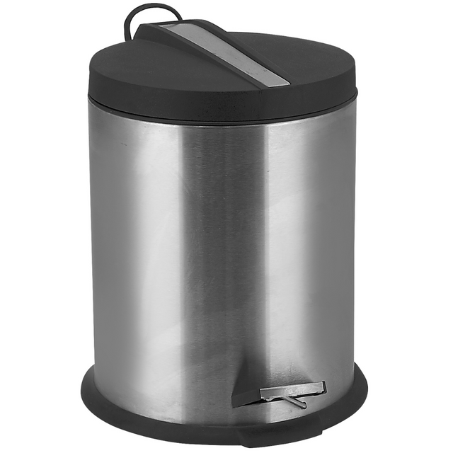 Κάδος Απορριμμάτων Πεντάλ 5Lit Ανοξείδωτος Inox TnS 04-950-0928