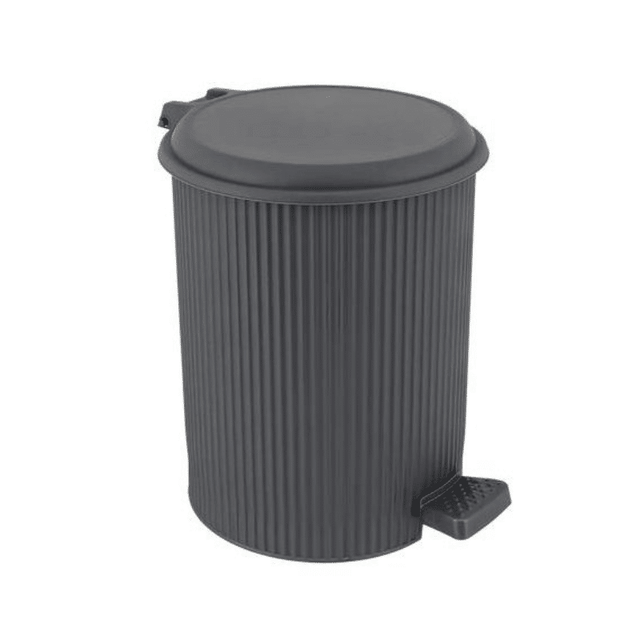 Κάδος Απορριμμάτων Πεντάλ 12Lit Πλαστικός Στρόγγυλος Sidirela E-3103
