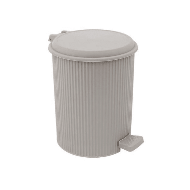 Κάδος Απορριμμάτων Πεντάλ 20Lit Πλαστικός Στρόγγυλος Sidirela E-3104