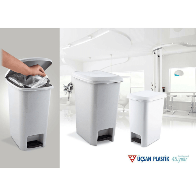 Κάδος Απορριμμάτων Πεντάλ Slim 40lit 44.5x31x55.5cm M-1056 Viosarp
