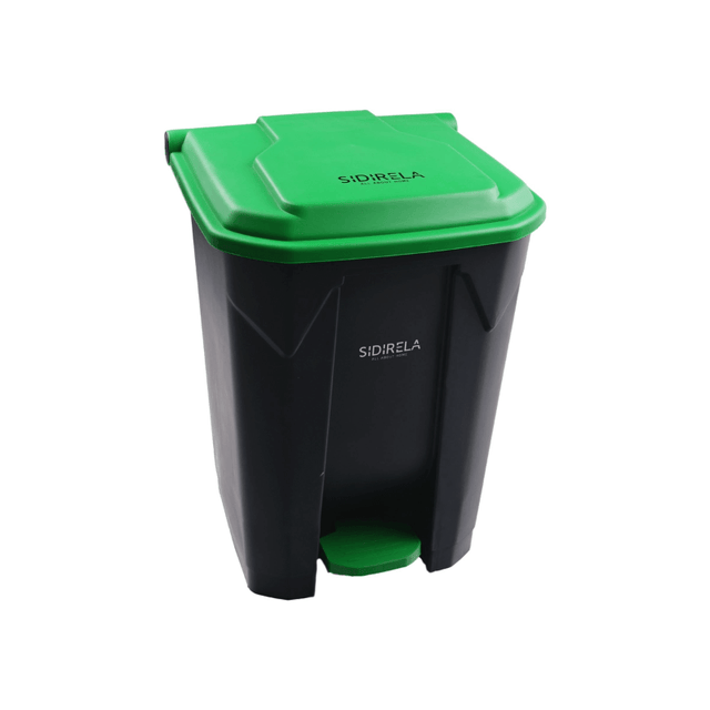 Κάδος Απορριμμάτων Πλαστικός με Πεντάλ 50lt E-3621 Sidirela