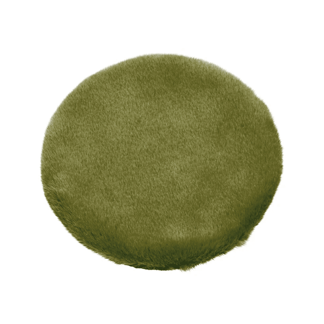 Χαλάκι Γούνινο Στρόγγυλο Matcha Πράσινο 34cm G.Wurm