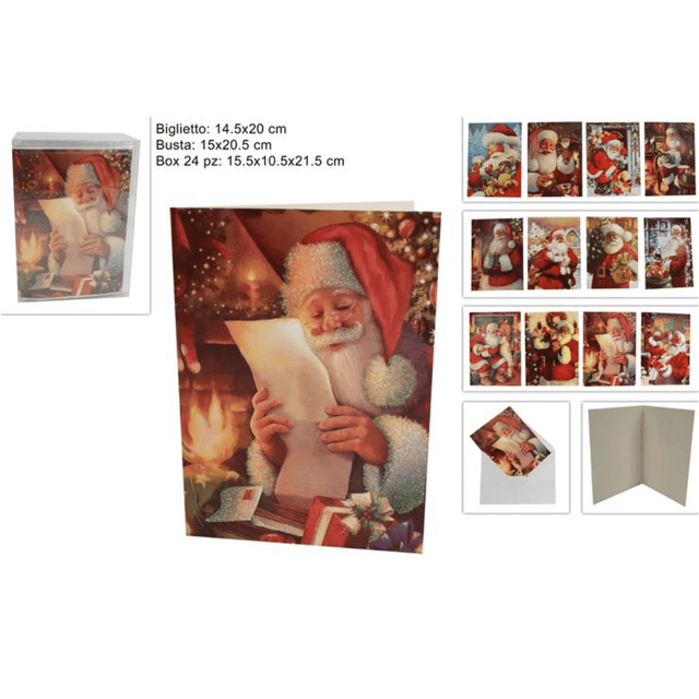 Κάρτα Ευχετήρια Χριστουγεννιάτικη 15x20.5cm Welkhome