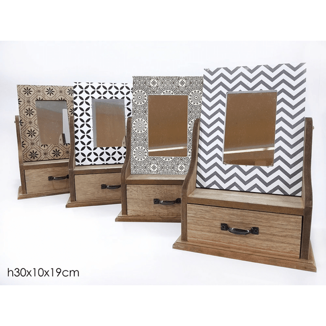 Καθρέφτης Με Συρτάρι 30χ10χ19cm ART.698636 General Trade