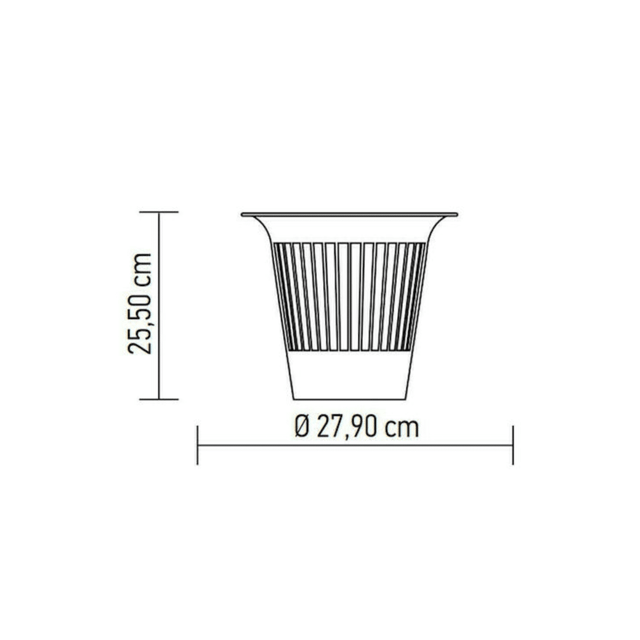 Καλάθι Αχρήστων Πλαστικό Νο555 Cyclops 00330163