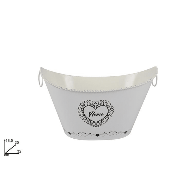 Καλάθι Πολλαπλών Χρήσεων Μεταλλικό 30x20x18,5cm Welkhome