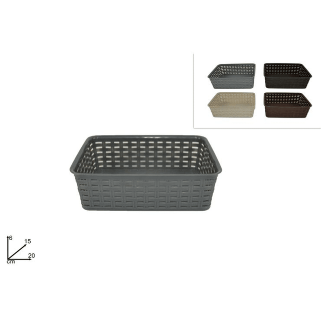 Καλάθι Πολλαπλών Χρήσεων Πλαστικό 20x15x6cm Welkhome 8034048389447