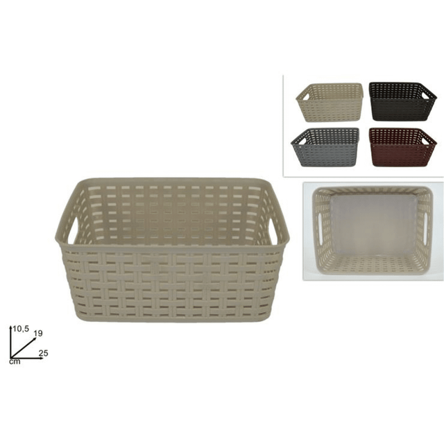 Καλάθι Πολλαπλών Χρήσεων Πλαστικό 25x19x10.5cm Welkhome 8034048389430