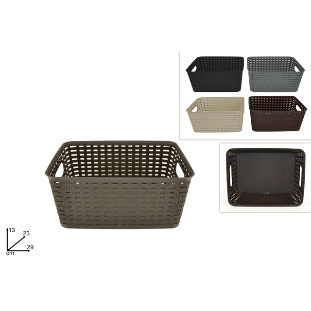 Καλάθι Πολλαπλών Χρήσεων Πλαστικό 29x23x13cm Welkhome 8034048389423