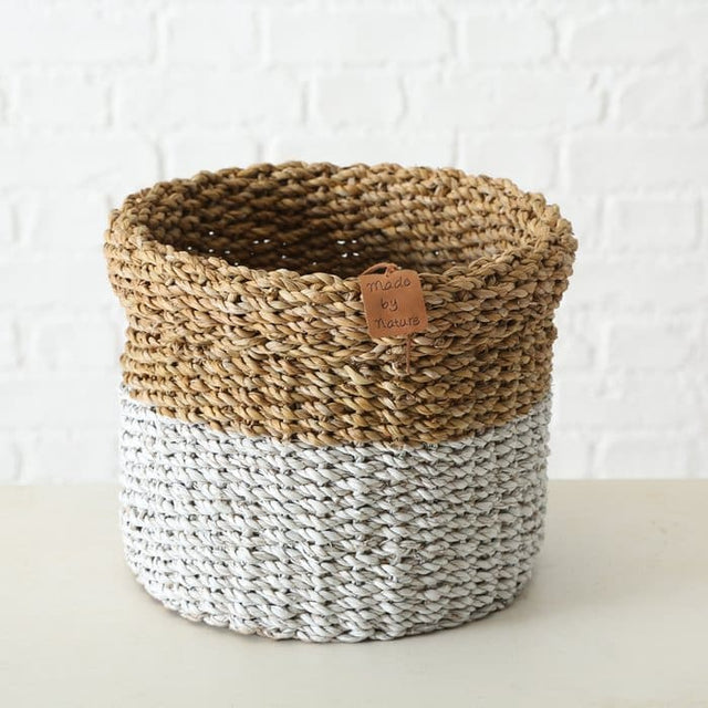 Καλάθι Ψάθινο Seagrass H22x28cm Boltze