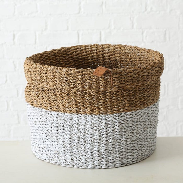 Καλάθι Ψάθινο Seagrass H30x43cm Boltze