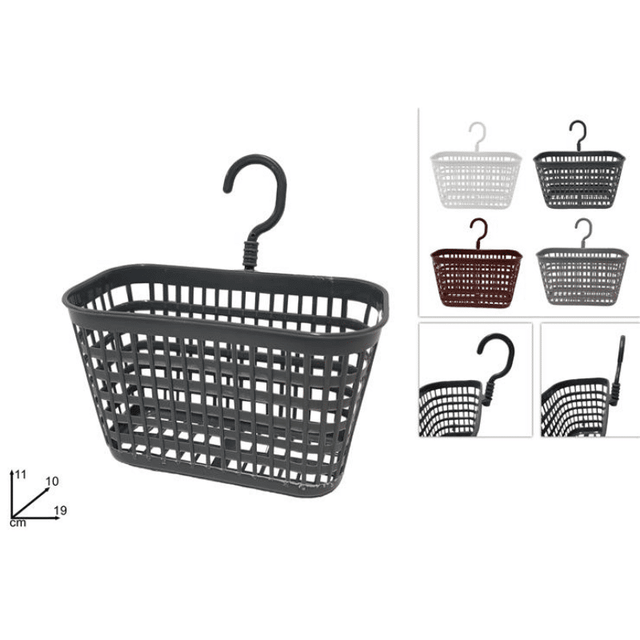 Καλάθι για Μανταλάκια από Πλαστικό σε 4 Χρώματα 19x11x10cm Welkhome