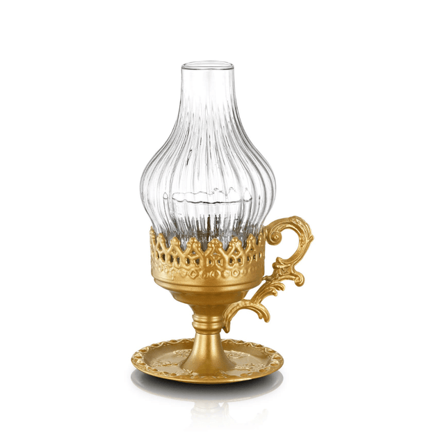 Καντηλόκουπα ζαμα 23cm x 12Φ με λαμπόγυαλο και Καντηλά