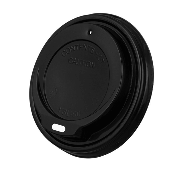 Καπάκια Πιπίλα Μαύρο 100Τεμ Για Χάρτινο 14Οζ - 16 Οζ (Θαλασσινός)