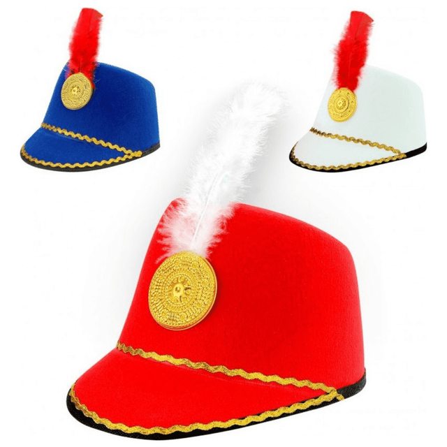 Καπέλα Αποκριάτικα Μαζορέτας Κόκκινο (Art.PA0799-R) Welkhome