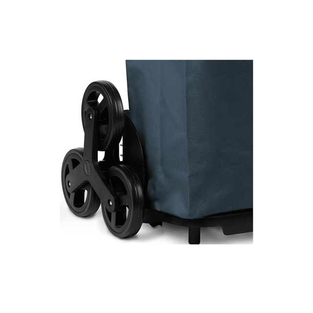 Καρότσι Λαϊκής Με 2 Τριπλές Ρόδες GIMI ITALY 52lt 41x35x93cm Μεταλλικό Αντοχή 30kg με Σάκο Πολυεστέρ