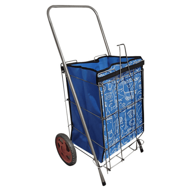 Καρότσι Λαϊκής Πτυσσόμενο Μεταλλικό Υφασμάτινο 38x31x91cm TnS 09-800-0003
