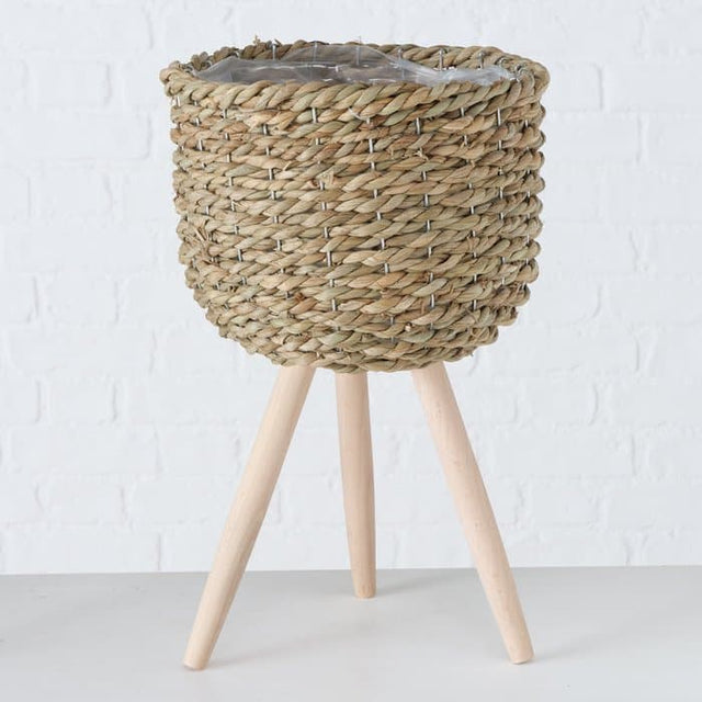 Κασπώ Ψάθινο Τρίποδο H58x33cm Boltze