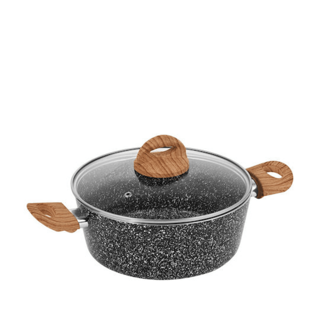 Κατσαρόλα Κεραμική Αντικολλητική Marble 28cm TnS 03-950-3504