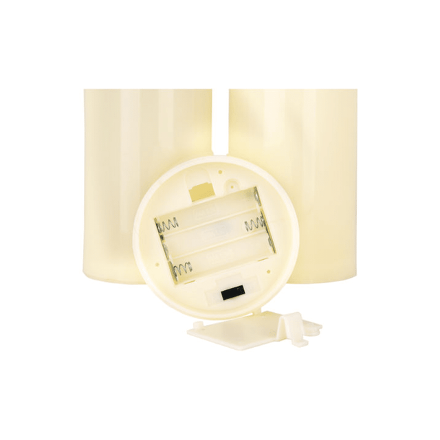 Κερί Διακοσμητικό LED Μπαταρίας Θερμό Φως 7,5x7,5cm TnS 05-950-2938