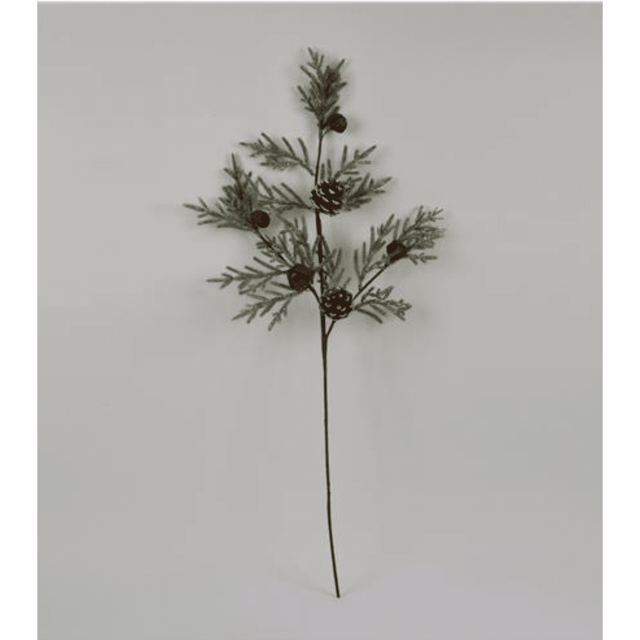 Χριστουγεννιάτικο Διακοσμητικό Κλαδί με Κουκουνάρια 81cm Welkhome